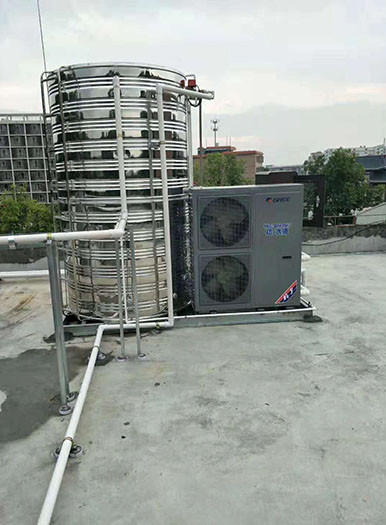 格力5P熱水機(jī)組配套熱水工程