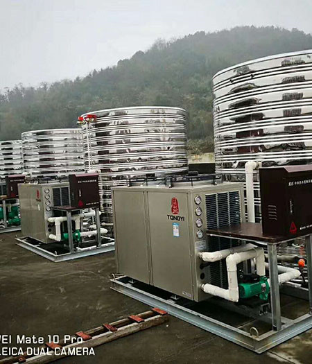 空氣能一體化工程型熱水機(jī)組